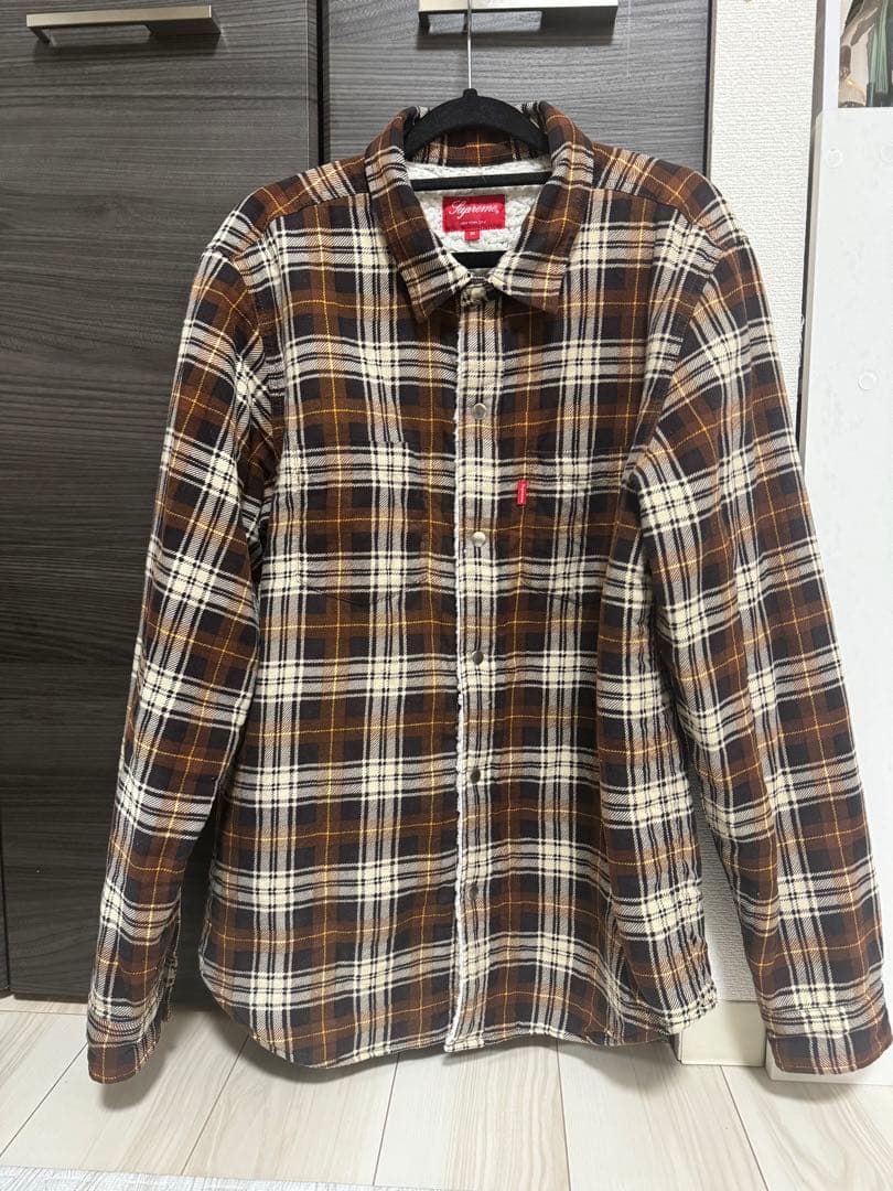 supreme Flannel sherpa shirt ショーンパブロ着用