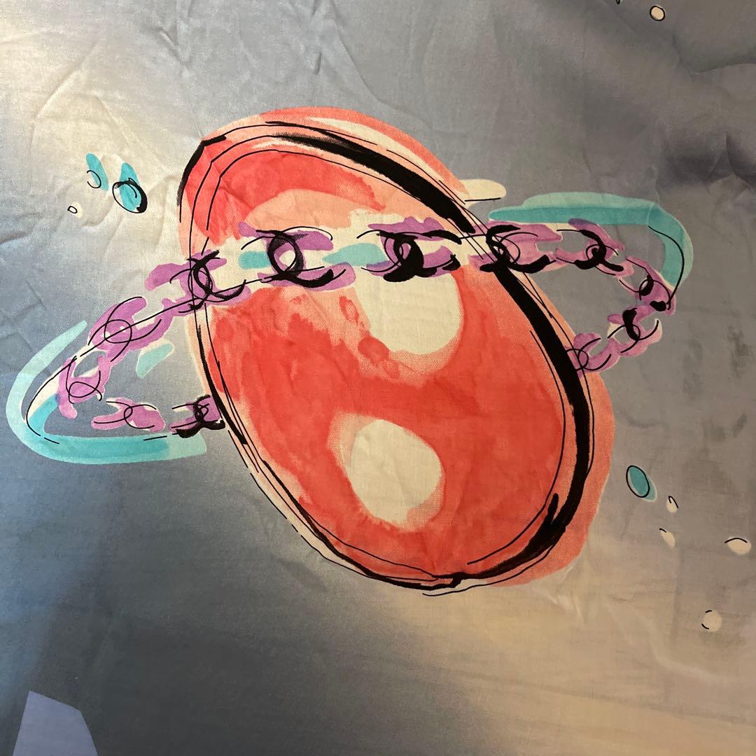 CHANEL 星座と惑星デザイン スカーフ