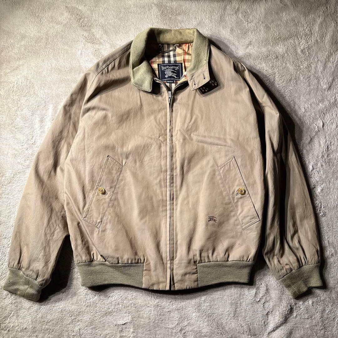 Burberrys ハリントンジャケット ブルゾン ノバチェック M ベージュ