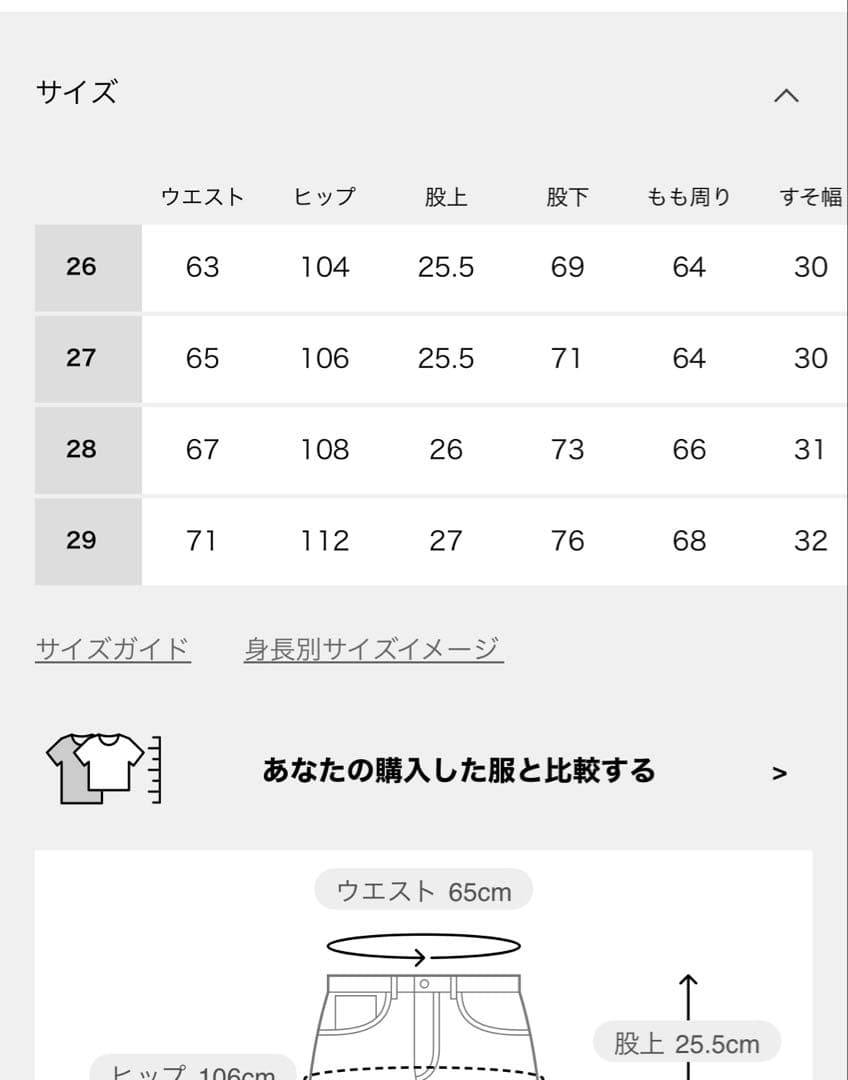 Spick & Span 5 1/2 デニム