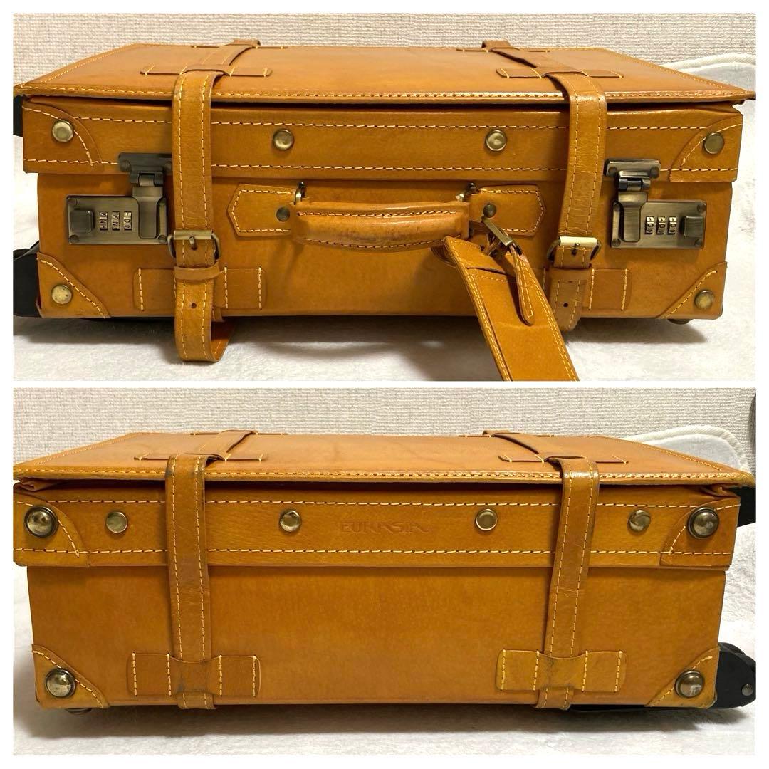 【良品】 ユーラシアトランク シフレ キャリーバッグ トランク キャメル