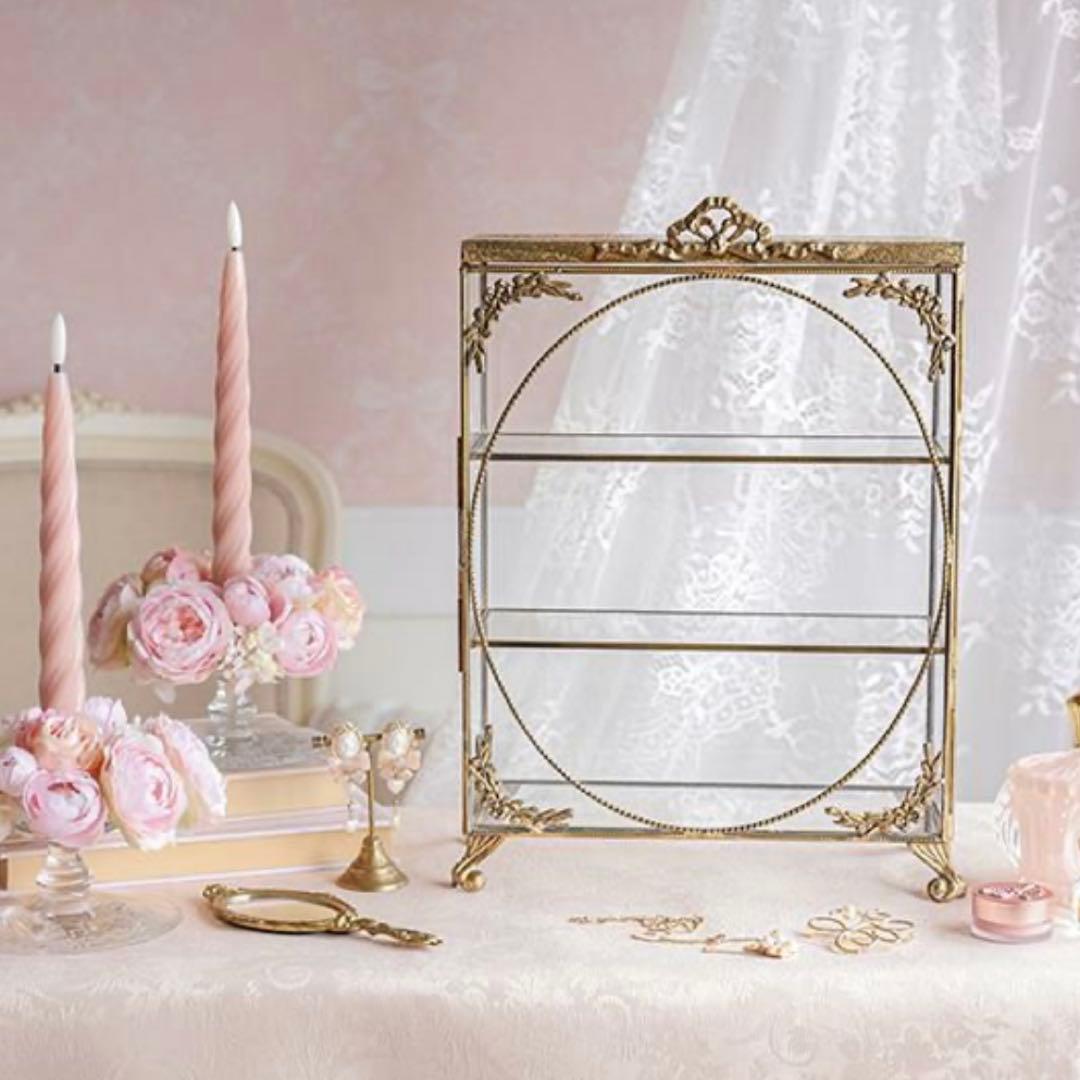 ロマプリ アンティーク調クラシックシェルフ