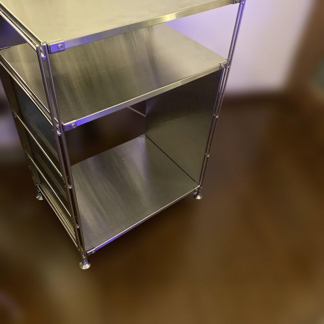 無印良品 ステンレスユニットシェルフ 小 幅58cmインナーパネル付