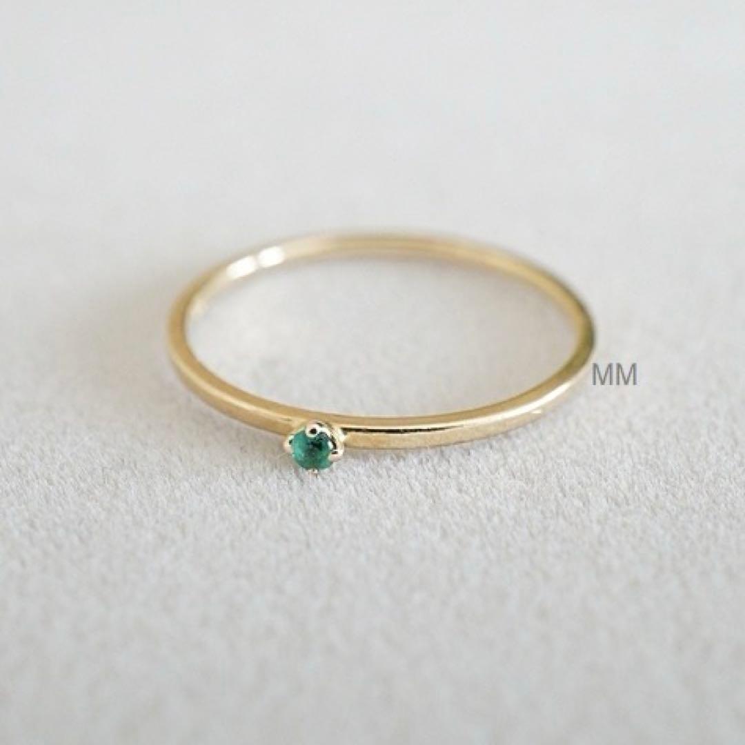 K10 パライバトルマリンリング