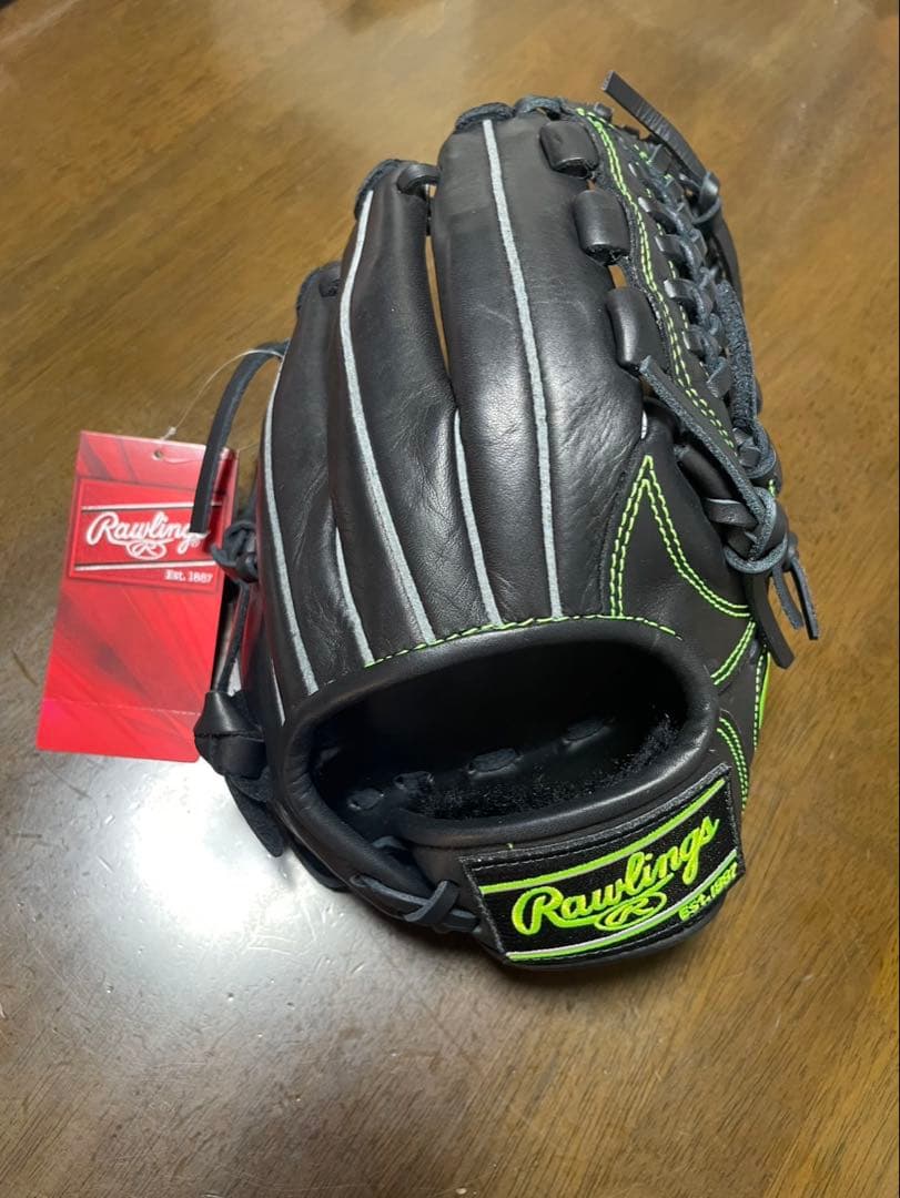 Rawlings 軟式グローブ 黒/緑