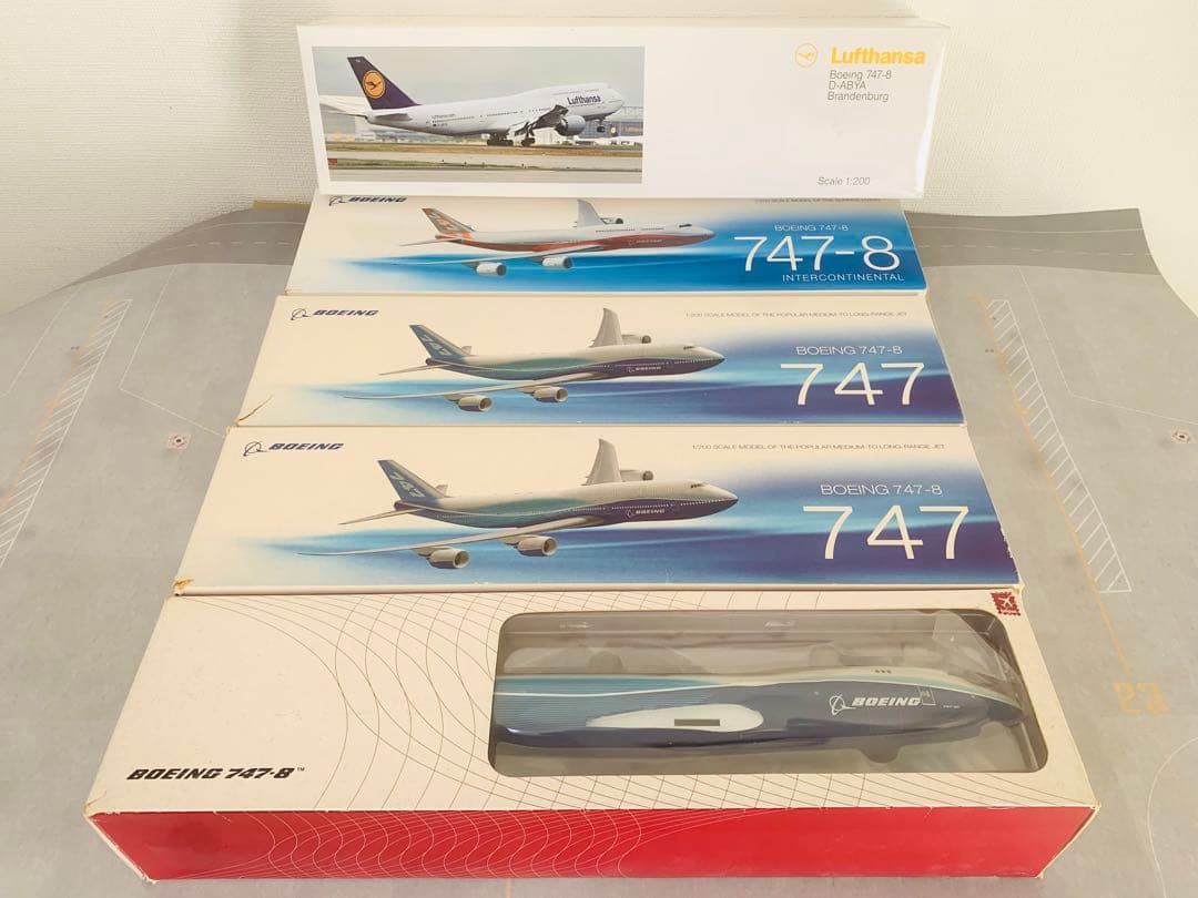 ＥＨＡ航空Ｂ７４７－８／５機セット(HOGAN／LIMOX)