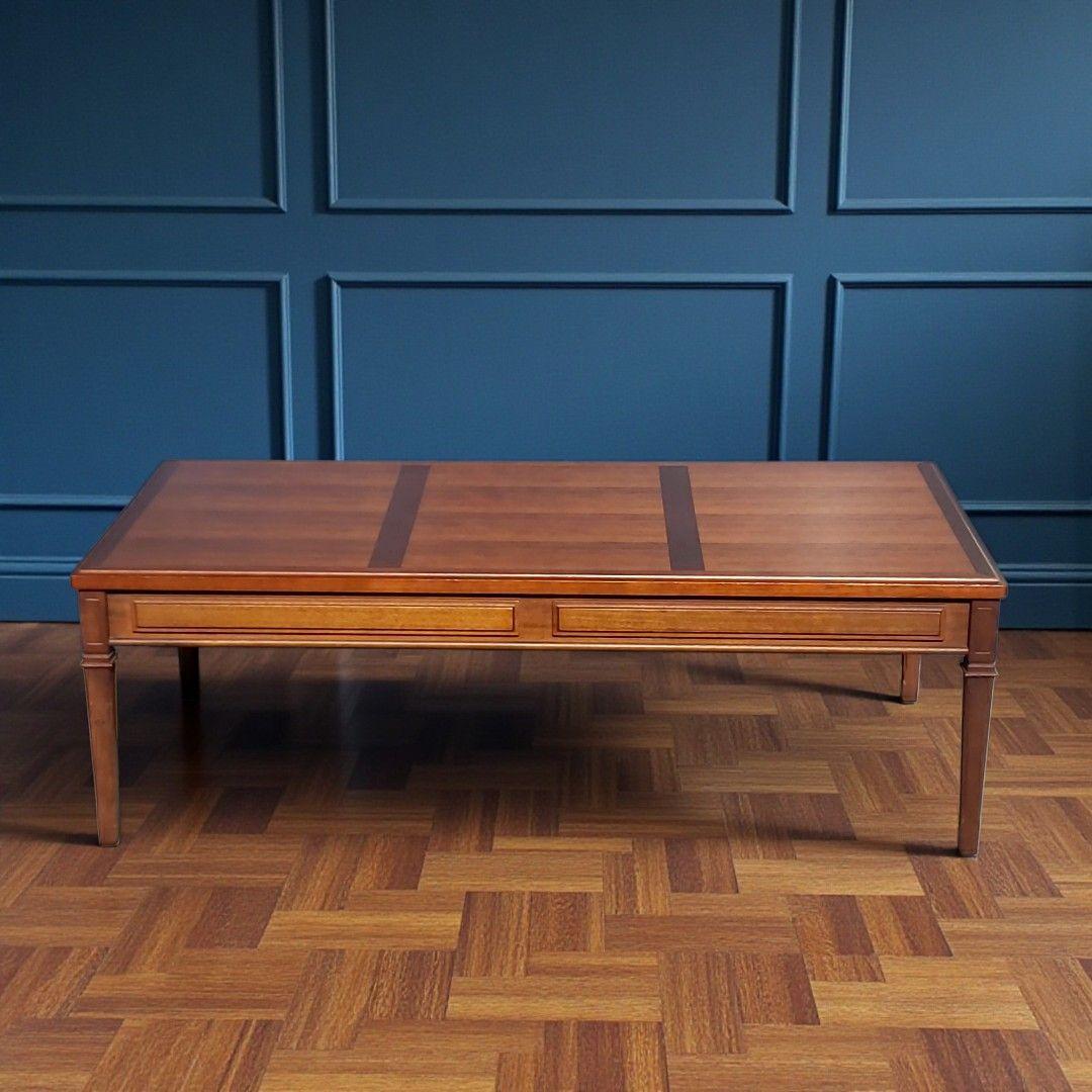 定価20万弱 マルニ 地中海 センターテーブル ガラス天板付