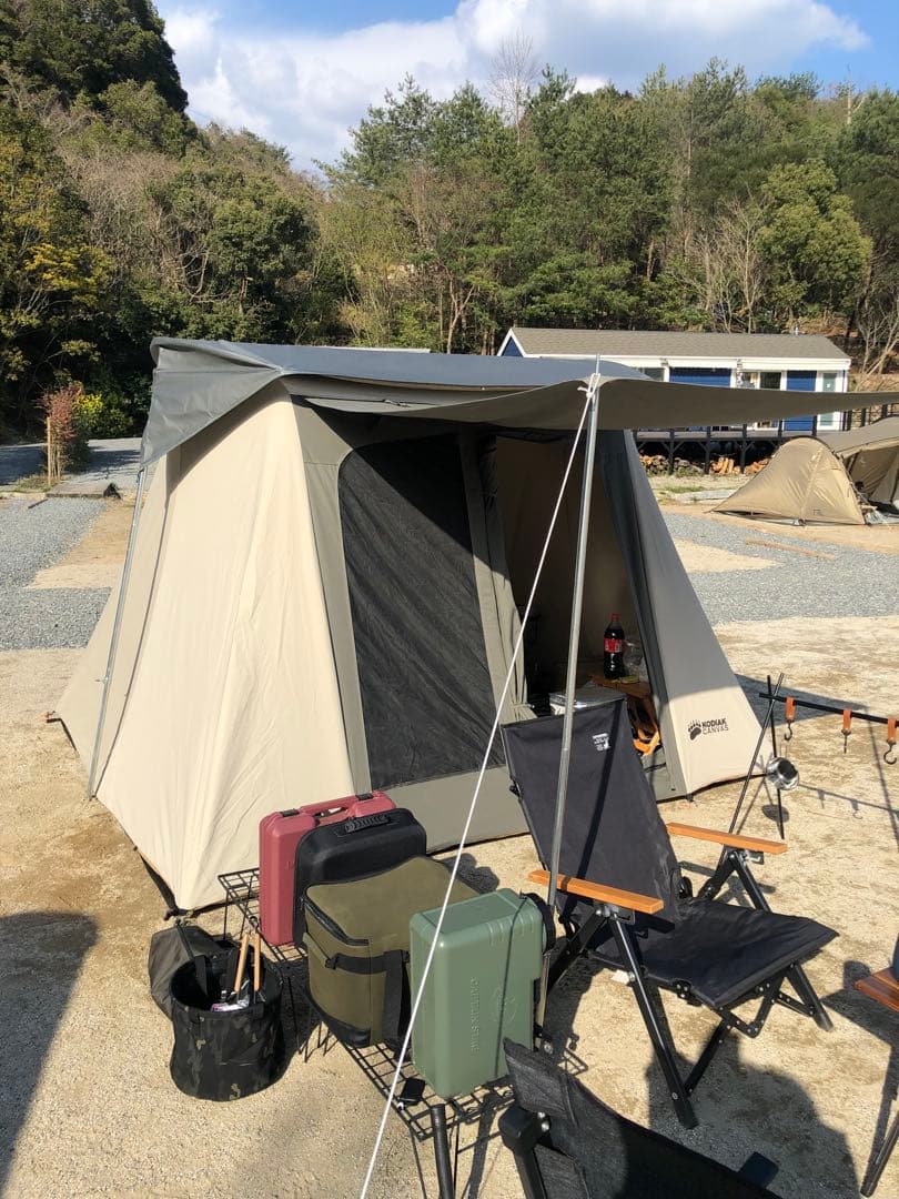 コディアックキャンバス　4人用　カバートップ　グランドシート付