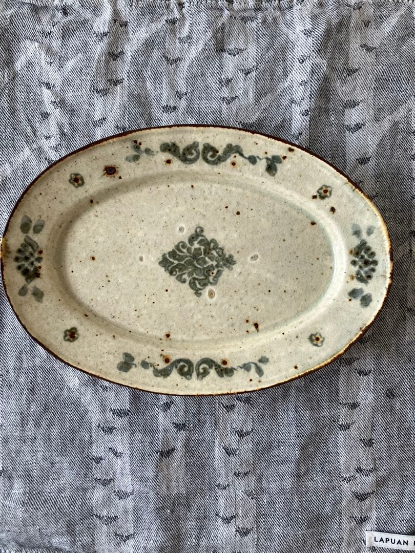 コウホ窯　市野吉記さん　オーバル皿