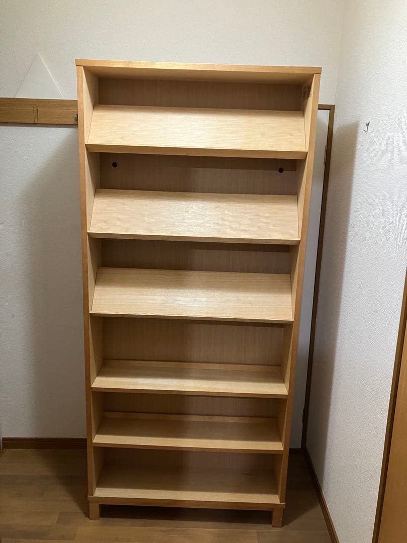 ろ*く様 MUJI 無印良品 本棚 飾り棚　薄型　② 送料込み