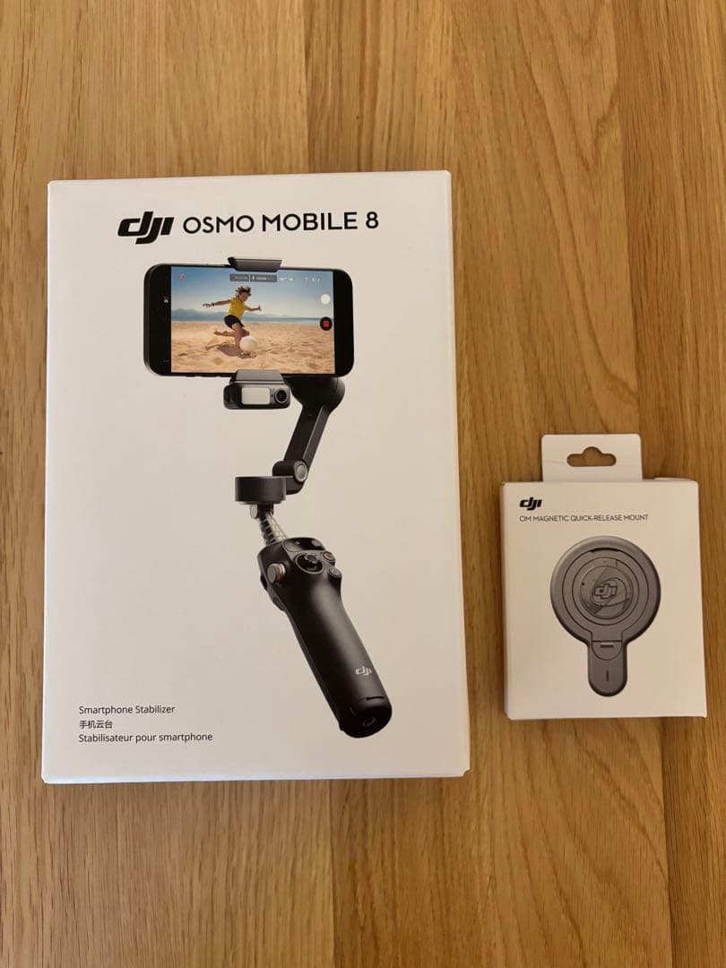 DJI Osmo Mobile 8 ➕DJI OM磁気クイックリリースマウント
