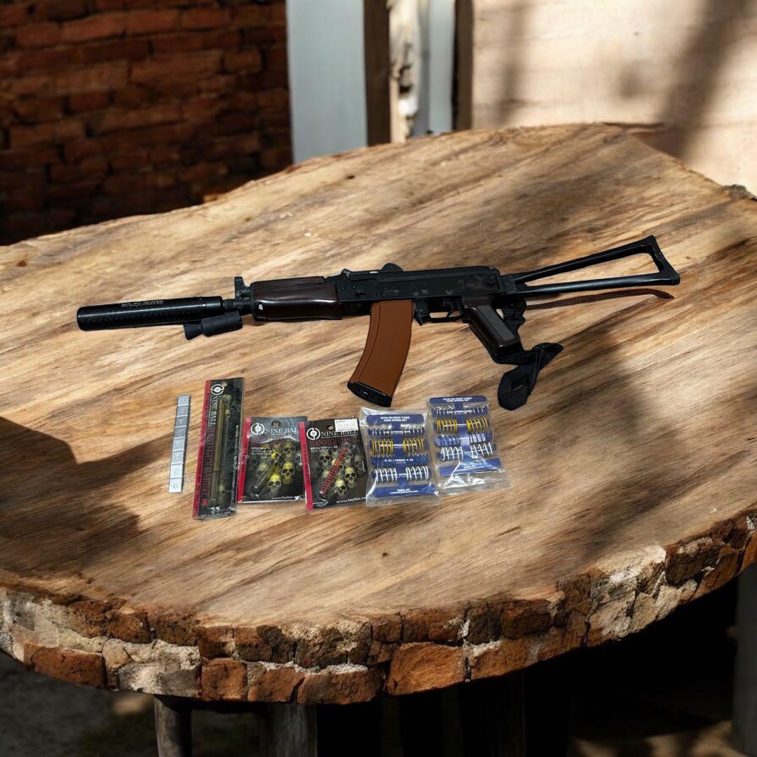 東京マルイ　電動ガンジャンク品　AKS74U?+パーツ多数