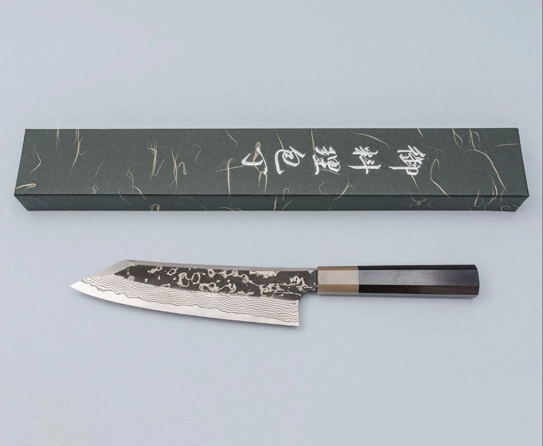初心　喜び　ダマスカスSLD SP 切付け牛刀　210mm