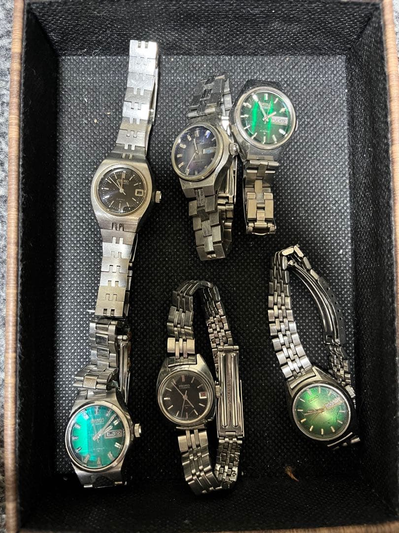 SEIKOアンテーク時計6本まとめ