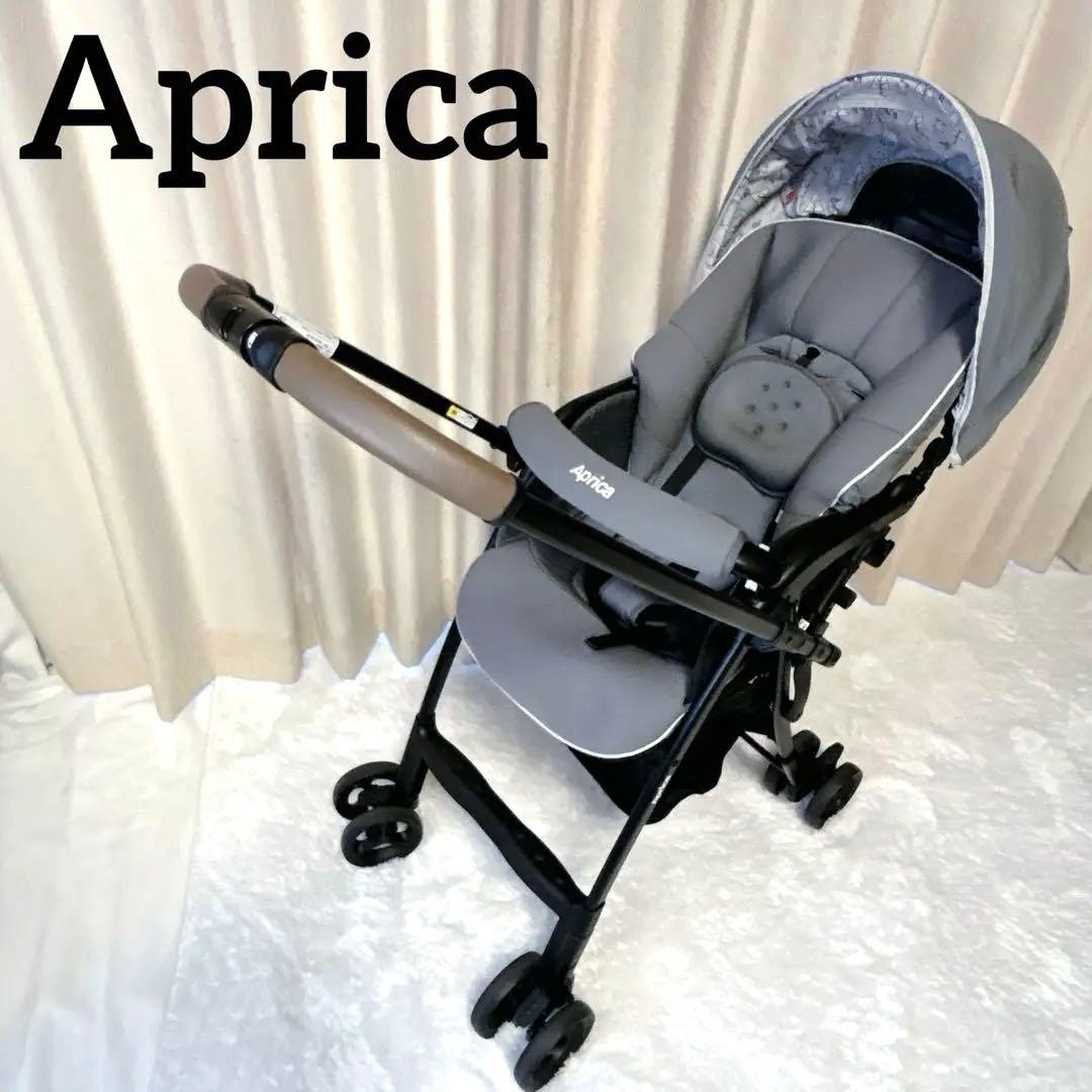 美品✨アップリカ カルーンエアー Aprica 両対面 グレー