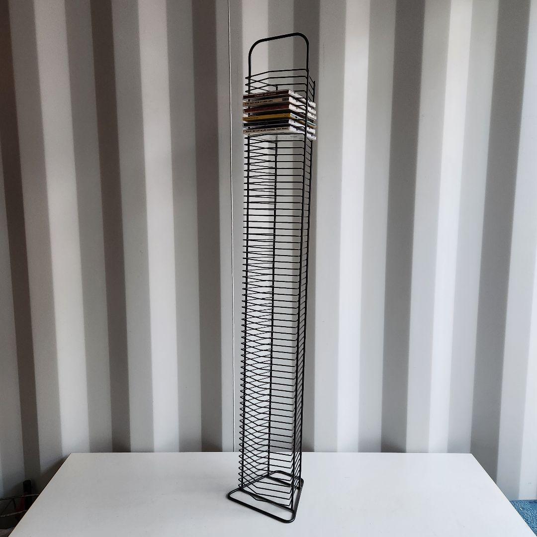 希少 ヴィンテージ l Wire CDラック CDタワー 114cm