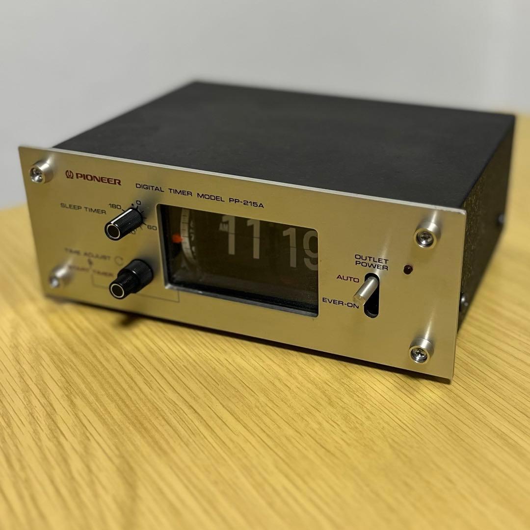 【メンテ済み・動作正常】PIONEER パタパタ時計 PP-215A
