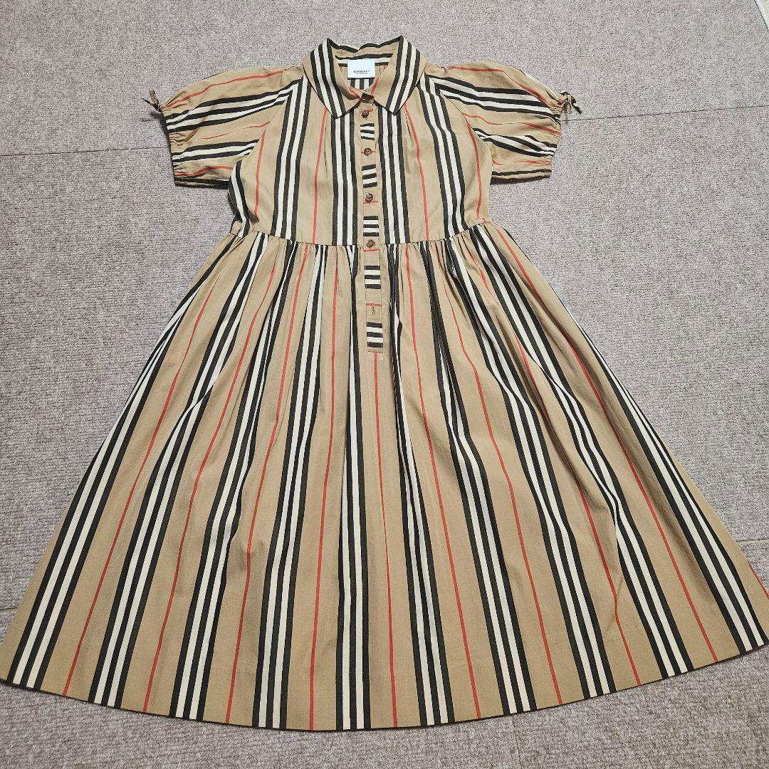 極美品　バーバリーチルドレン　BURBERRY　半袖ワンピース　チェック柄