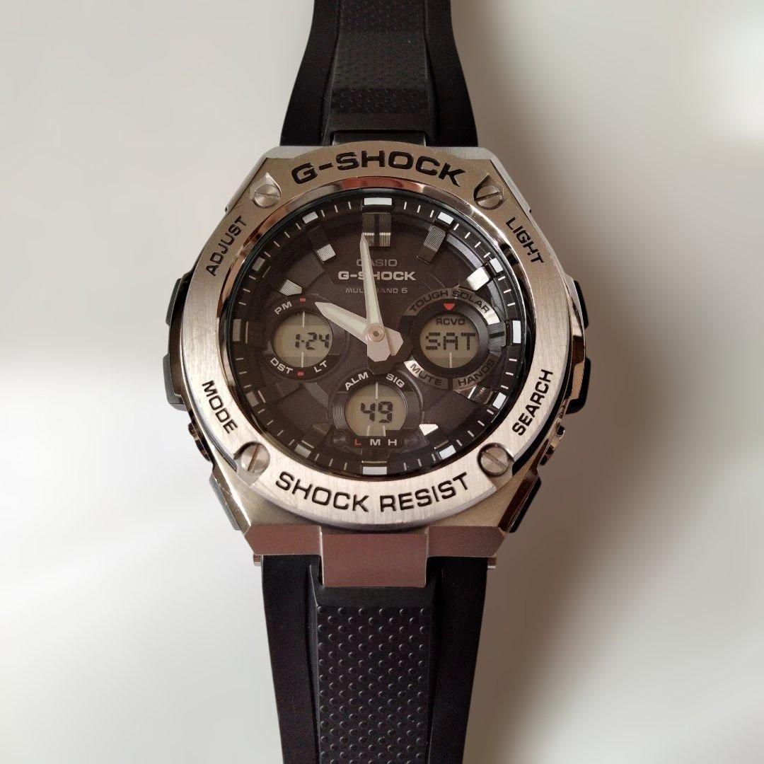 【美品】G-SHOCK GST-W110電波ソーラー　タフソーラー