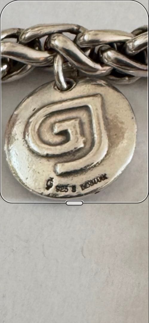   スターリングシルバーブレスレット　男女兼用