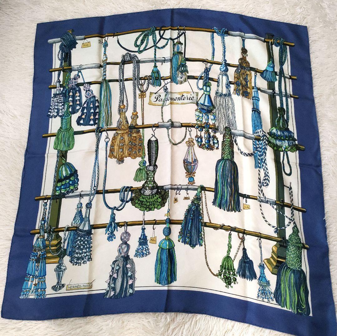 エルメスHERMES カレ90 Pasementerie 【紐飾り】　大判
