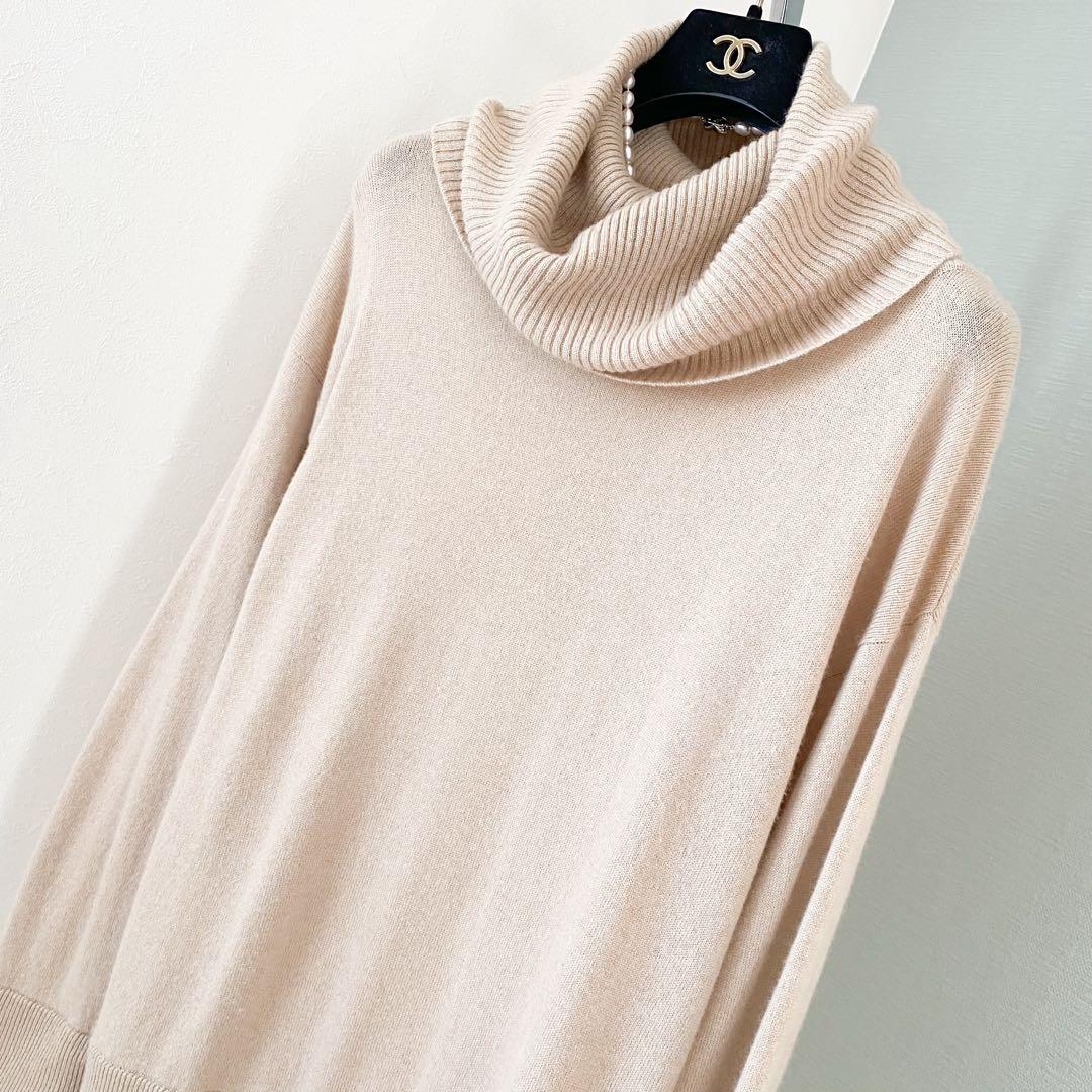 ★美品★アニオナ AGNONA カシミヤ100% タートルネックセーター★