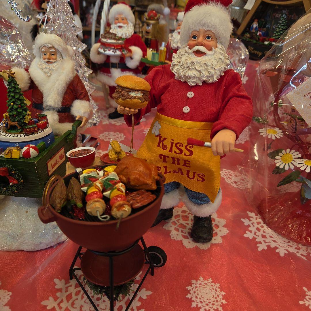 サンタクロース バーベキュー フィギュア