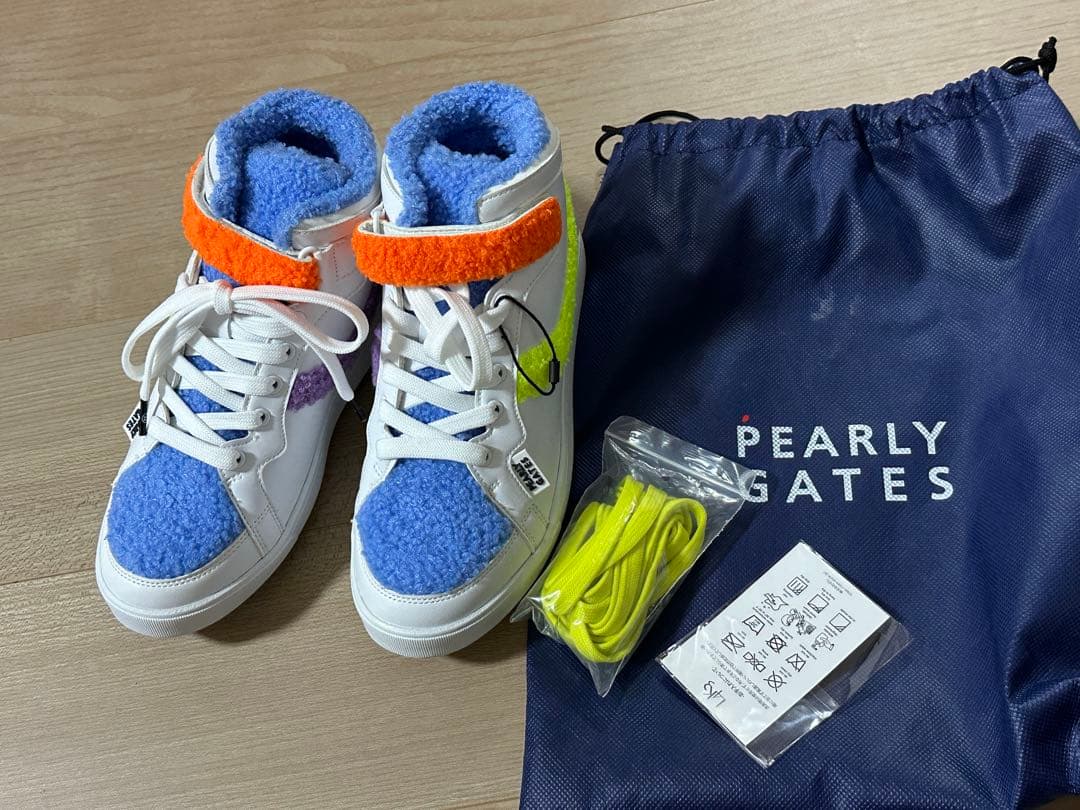 【新品未使用】【最終値下げ】PEARLY GATES ハイカットスニーカー