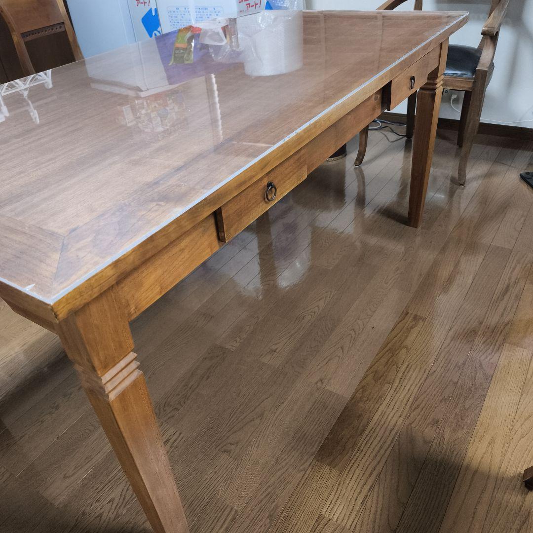 【3/2までの出品】カリッジマーケット☆チーク・ダイニングテーブル《ダヴィンド》